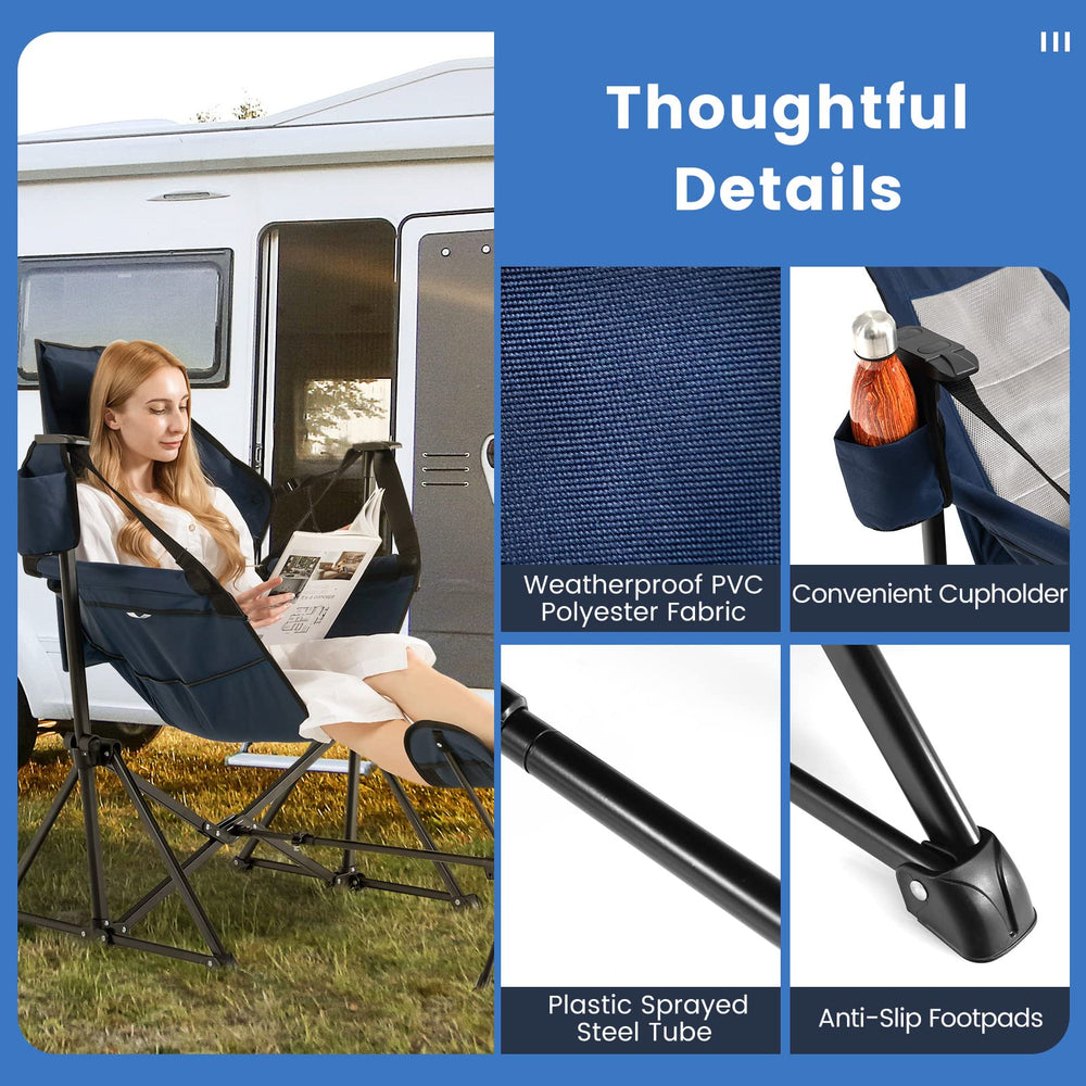 HappyGrill hammock chair lightweight at 14 lbs for portability