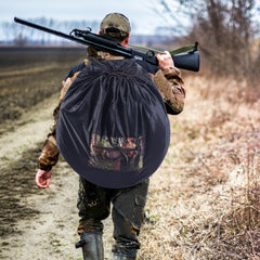 HAPPYGRILL portable hunting blind with carrying bag for easy transport and storage