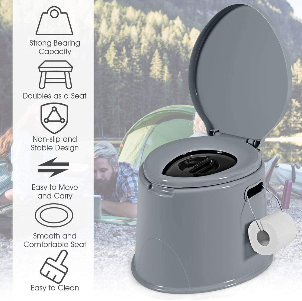 HAPPYGRILL side handles enable easy transport from car to campsite.