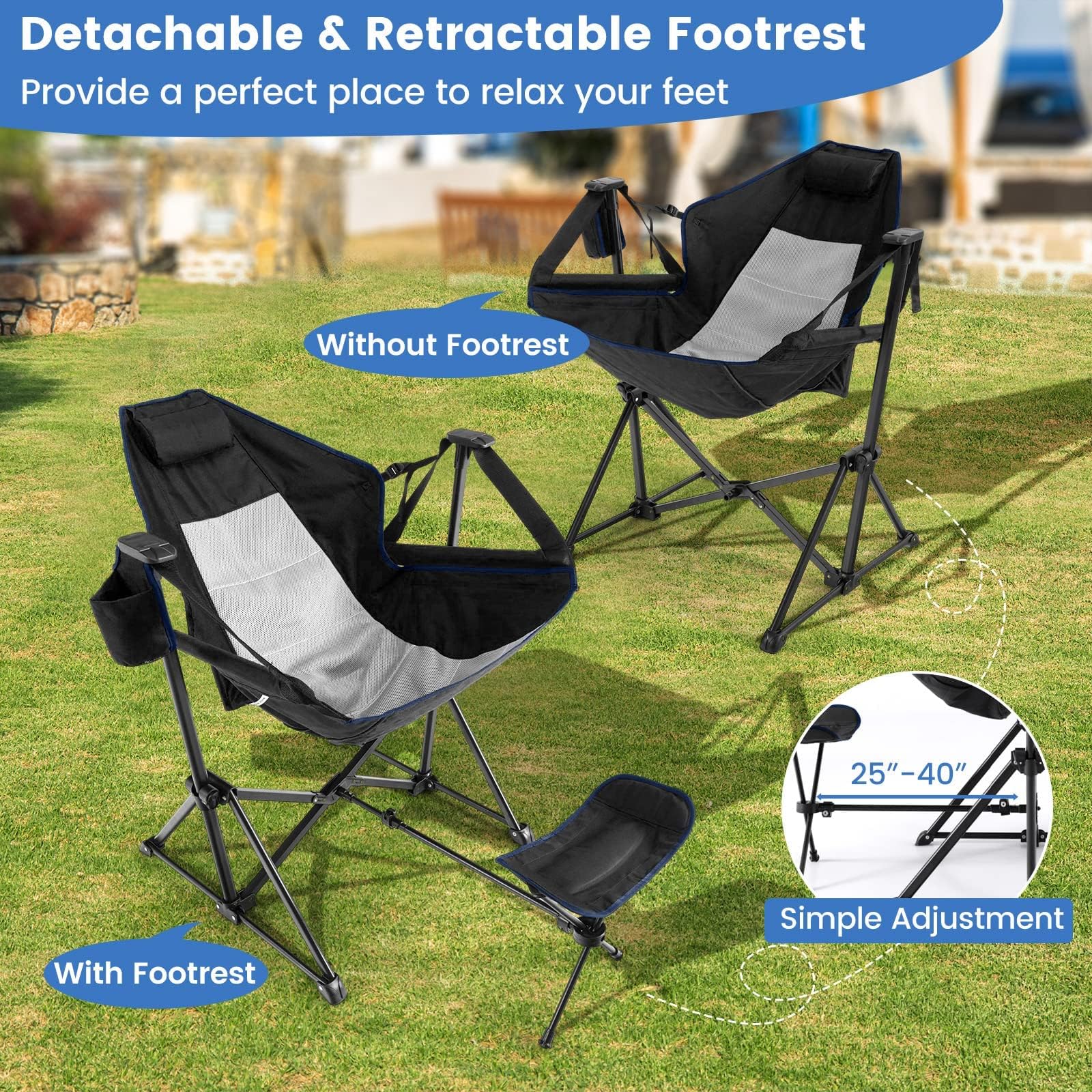 HAPPYGRILL two-pack with carrying bags for easy transport.