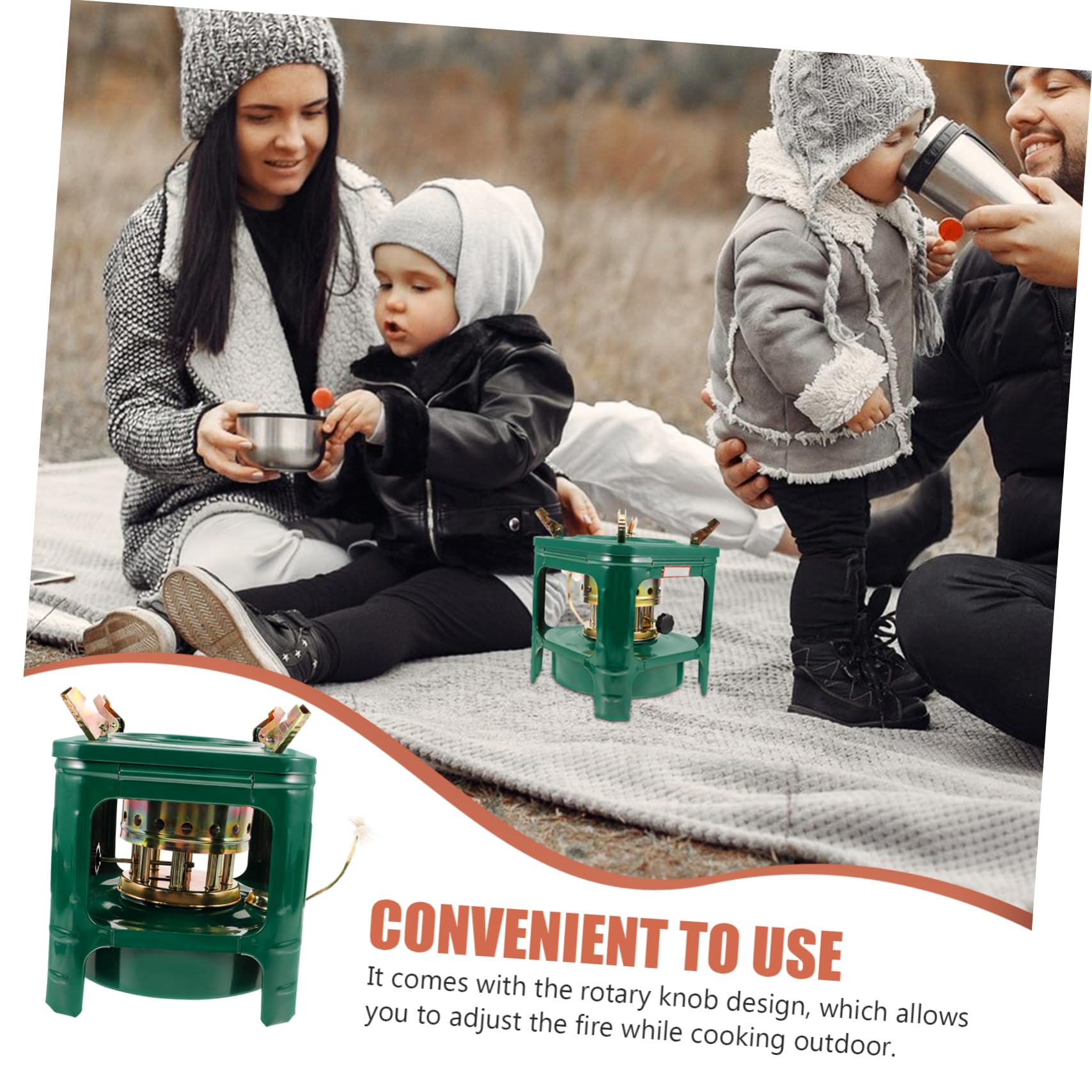 Happyyami kerosene stove heating in tent emphasizes steady warmth during outdoor nights