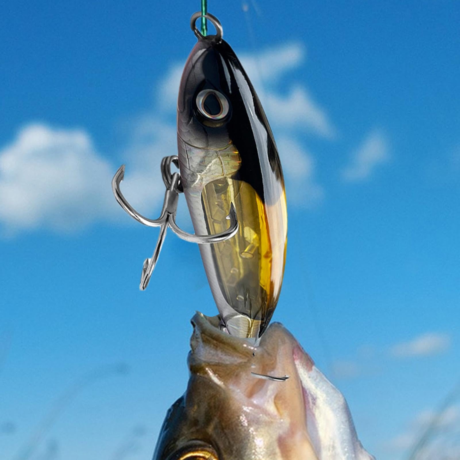 Hard Fishing Lures surface-swimming action attracts large game effectively