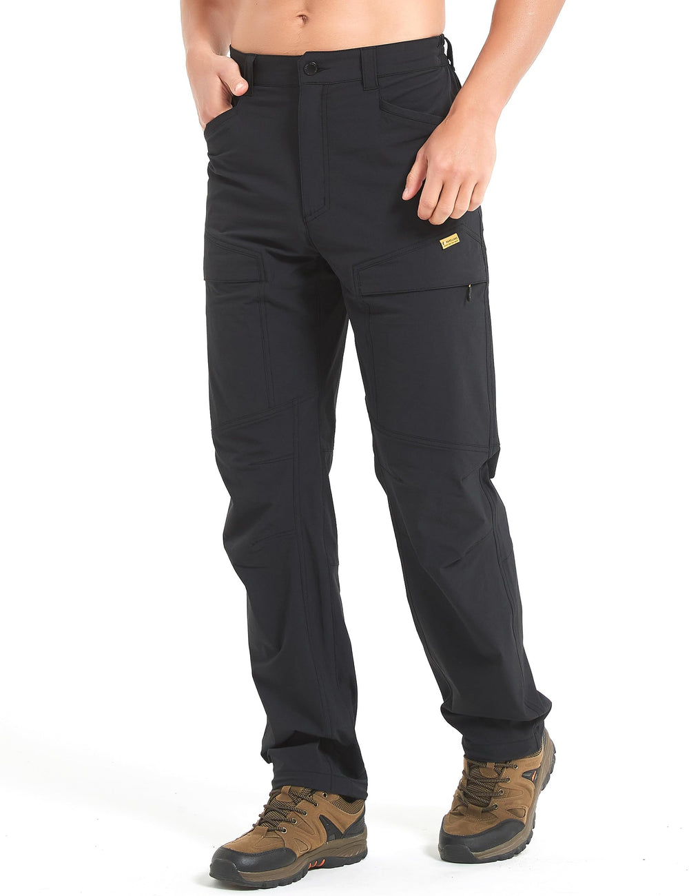 Hard Land men's hiking pants quick-dry fabric ideal for outdoor treks and fishing.
