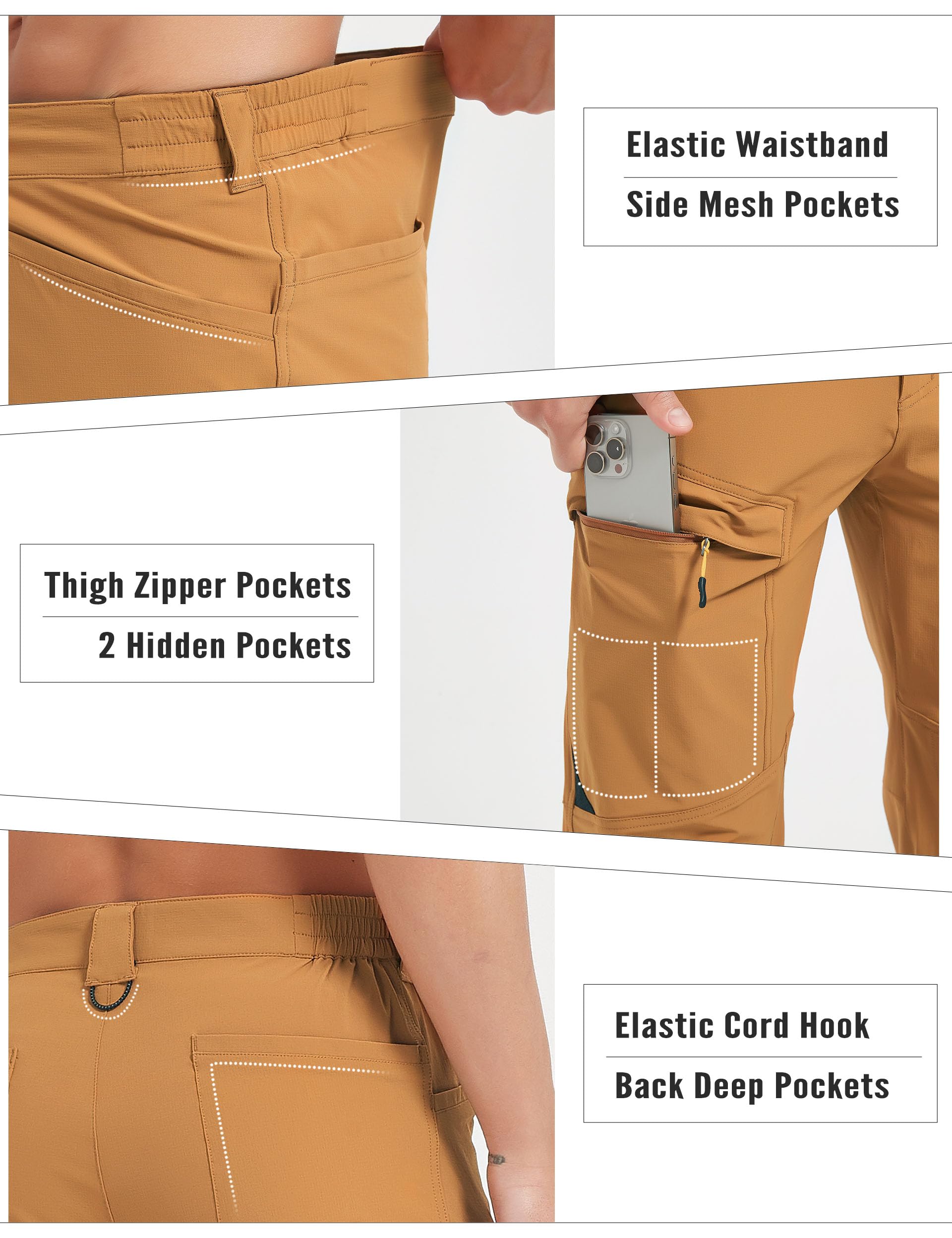 HARD LAND YKK zipper close-up highlighting durable closure for secure fit.