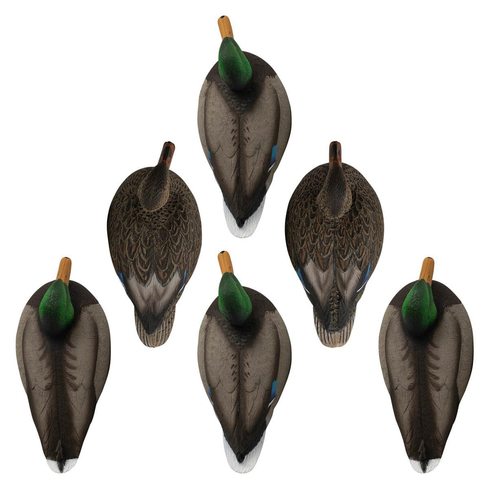 Hardcore Mallard Decoy Active Drake, side profile with vivid paint