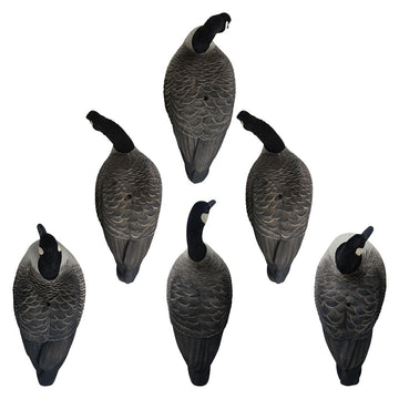 Hardcore Waterfowl Rugged Series flocked-head closeup showing texture and realism