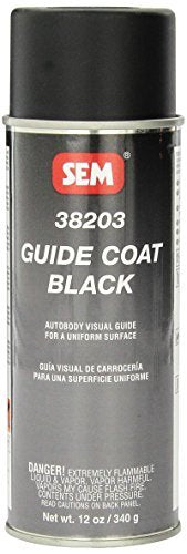 Hardware & Outdoor SEM 38203 black guide coat spray reveals surface flaws for smoother sanding