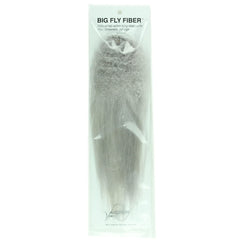 Hareline Big Fly Fiber in silver gray adds bulk to streamers without adding weight