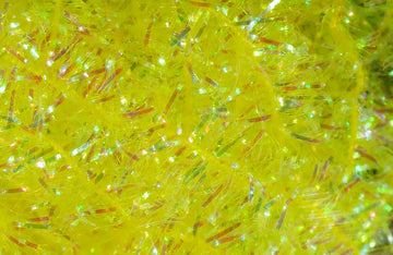 Hareline Cactus Chenille large diameter for bold fly bodies and sturdy construction.