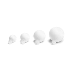 Hareline Doohickey Thingamabobber Large 1 1/8 in white with clip for high visibility strike indicator