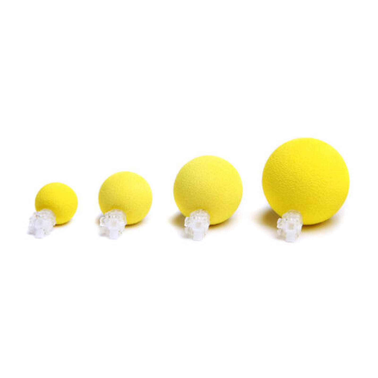 Hareline Doohickey Thingamabobbers medium 7/8 in yellow, high-visibility strike indicator for fly fishing
