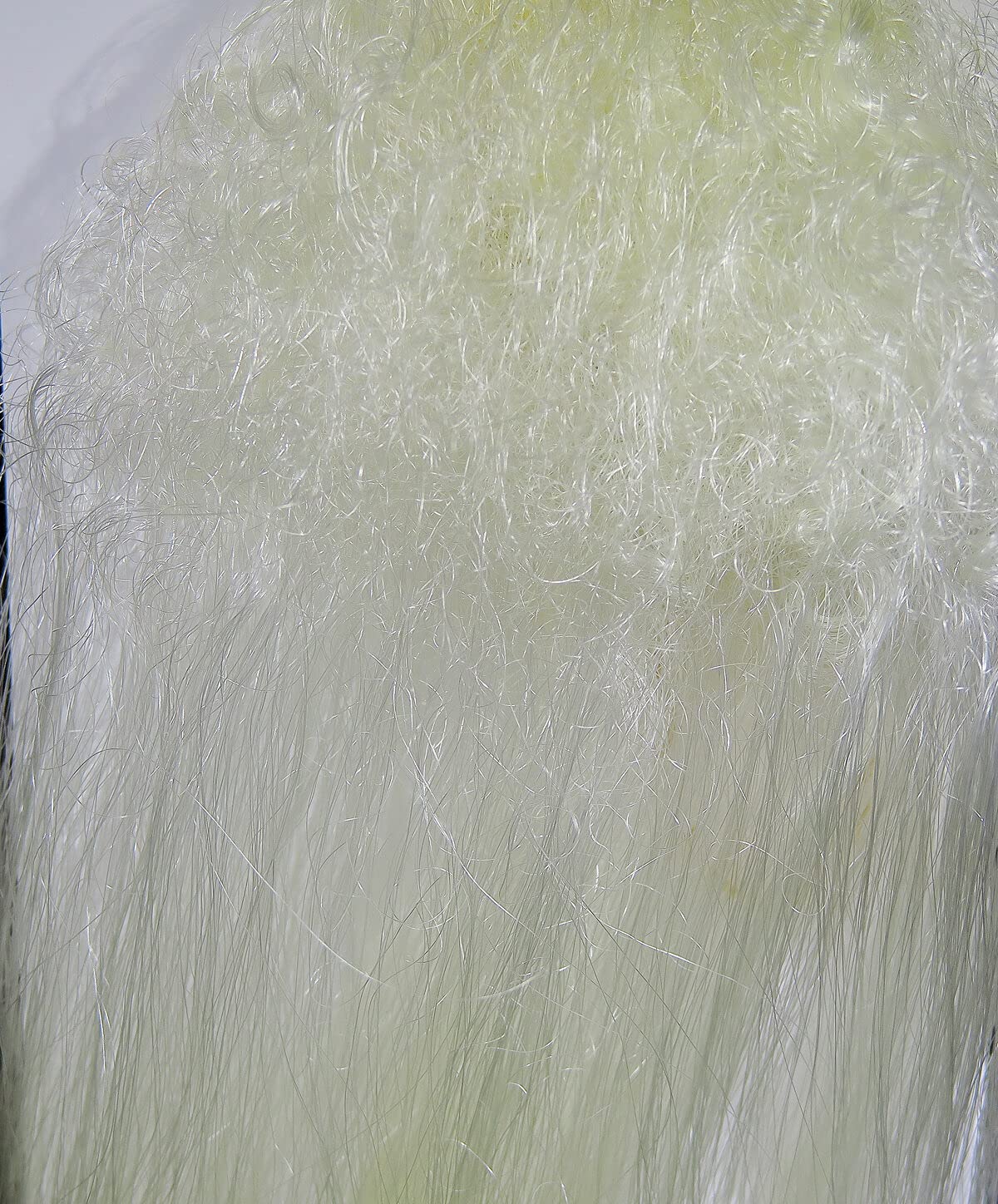 Hareline Dubbin Big Fly Fiber White for bulkier streamer patterns with low water absorption.