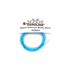 Hareline Dubbin Damsel Body Blue for realistic damselfly nymph patterns and dry flies.