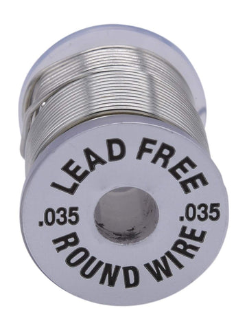 Hareline Dubbin lead-free round wire weights fly hook shanks.