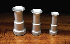 Hareline Dubbin Medium Aluminum Hair Stacker for precise hair alignment during fly tying.