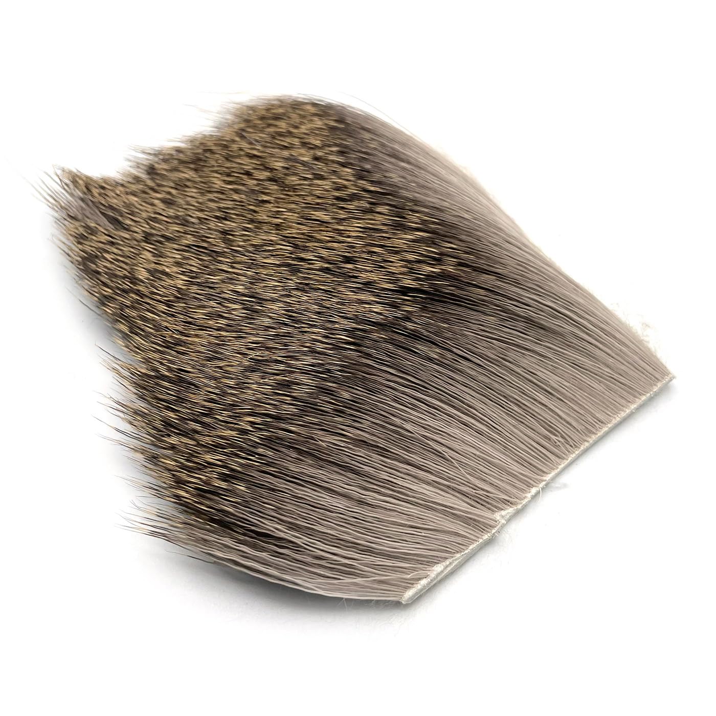 Hareline Dubbin mule deer hair for spinning, ideal for muddler patterns with smooth casting.