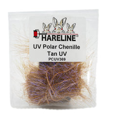 Hareline Dubbin UV Polar Chenille adds UV bling and dynamic motion to flies.