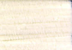 Hareline Dubbing Chenille fine carded Florescent White for precise lightweight fly wraps