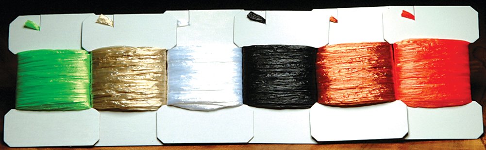 Hareline Dubbing Swiss Straw Clear for lifelike wings and shellbacks.