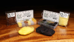 Hareline Bruiser Dubbing Dispenser in light colors enables precise dubbing control for fly tying