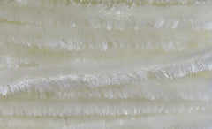 Hareline Fly Tying Chenille Medium White for buggy streamer and nymph bodies