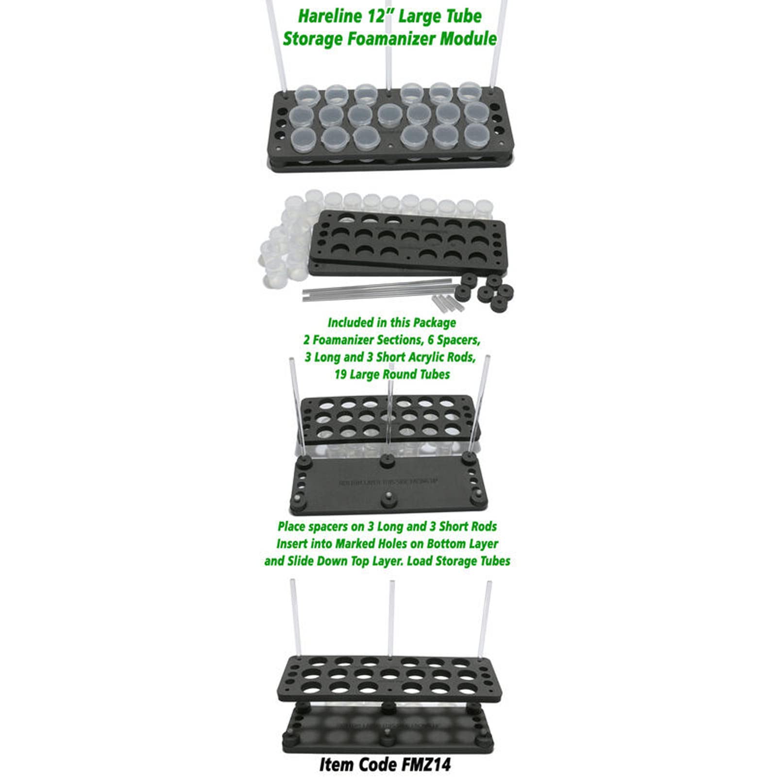 Hareline Foamanizer easy-install system speeds setup before fishing trips.