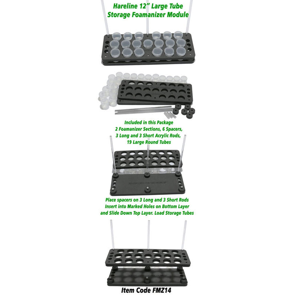 Hareline Foamanizer easy-install system speeds setup before fishing trips.