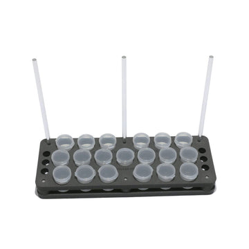 Hareline Foamanizer 12-inch module front view showing organized tube storage.
