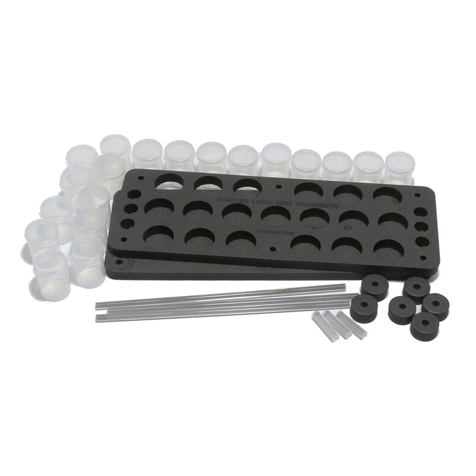 Hareline Foamanizer 12-inch module side panel highlighting compact, space-saving design.