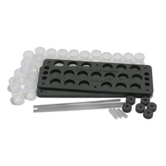 Hareline Foamanizer 12-inch module side panel highlighting compact, space-saving design.