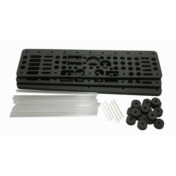 Hareline Foamanizer foam-bed insert protects gear and cushions spools between trips.