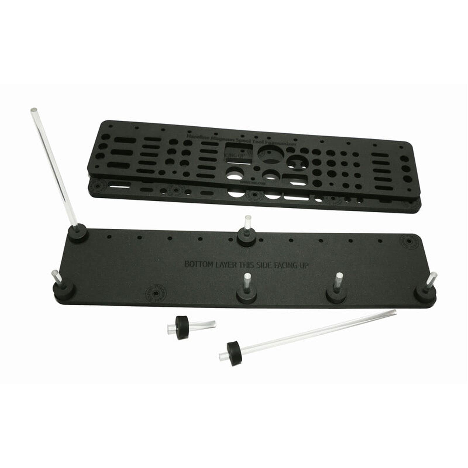 Hareline Foamanizer foam bed cradles gear to reduce movement.
