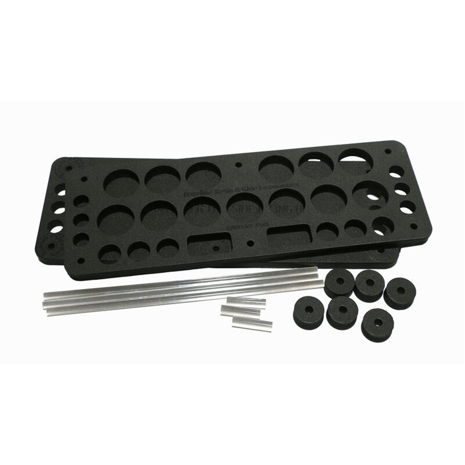 Hareline Foamanizer foam grip supports bottles for steady storage