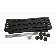 Hareline Foamanizer foam grip supports bottles for steady storage