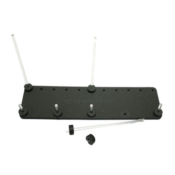 Hareline Foamanizer tool pocket keeps essential tools within easy reach during setup.
