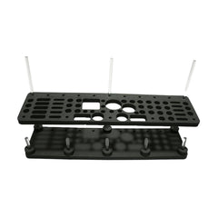 Hareline Foamanizer spool storage section reduces rattle on rough roads.