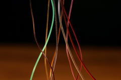 Hareline Hollow Tubing Micro Blood Red closeup highlights vivid color for fly patterns