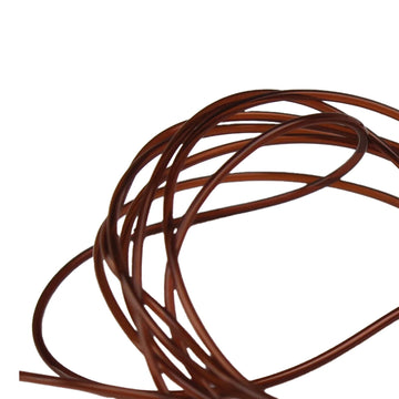 Hareline Hollow Tubing Micro Brown for slim-bodied nymphs and durable fly patterns.