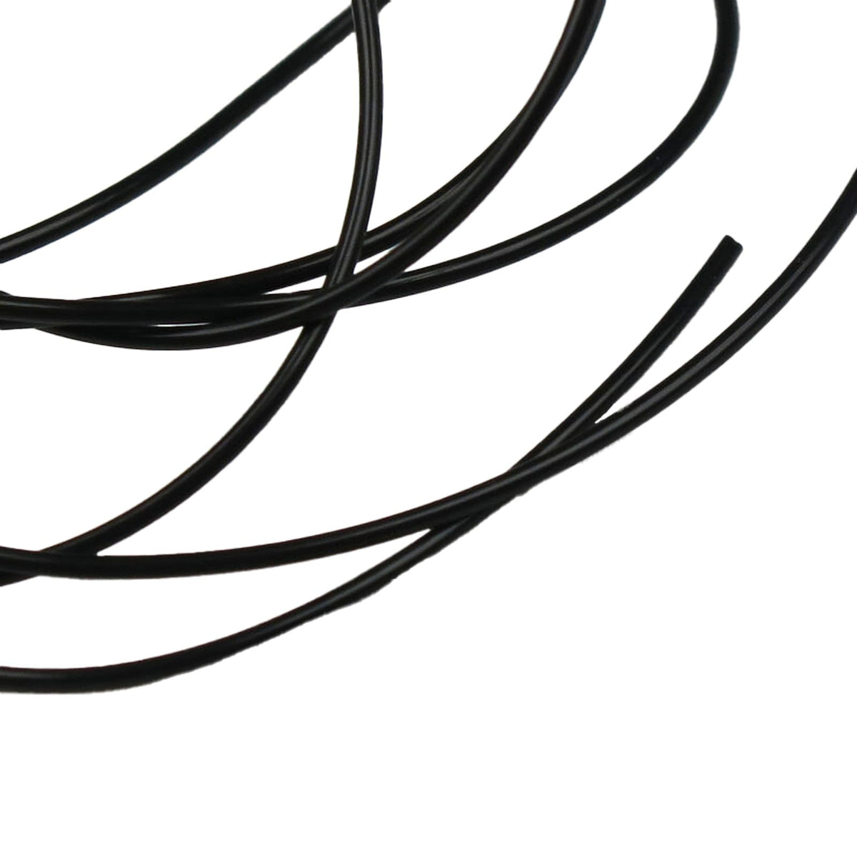 Hareline Hollow Tubing Standard Black on spool, ideal for versatile fly tying.