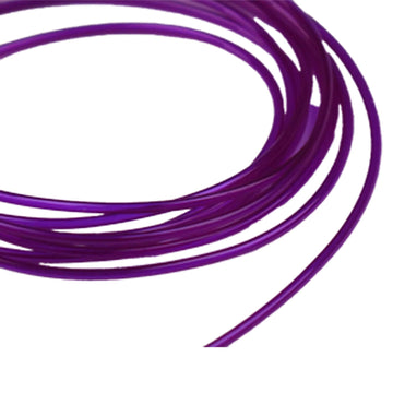 Hareline Hollow Tubing Standard Purple close-up showing vibrant color for realistic bodies.