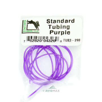 Hareline Hollow Tubing Standard Purple 30-inch length for multiple fly bodies.