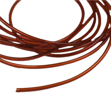 Hareline Hollow Tubing Rust color range enhances versatile nymph patterns.