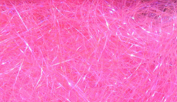 Hareline Ice Wing Hot Pink fiber bundle enriches both saltwater and freshwater flies.