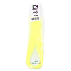 Hareline Krystal Flash Hot Yellow bead shimmer attracts fish.