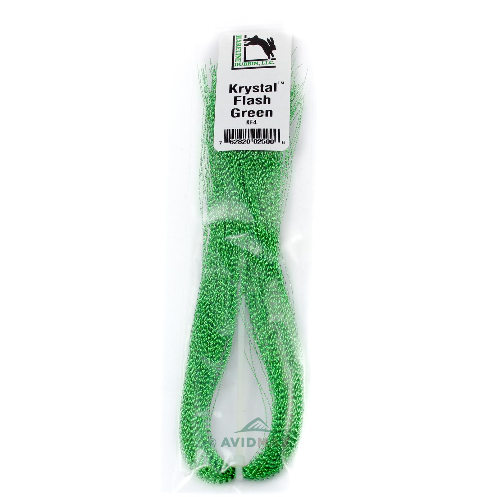 Hareline Dubbin Krystal Flash iridescent tinsel adds eye-catching flash for enticing fly patterns.