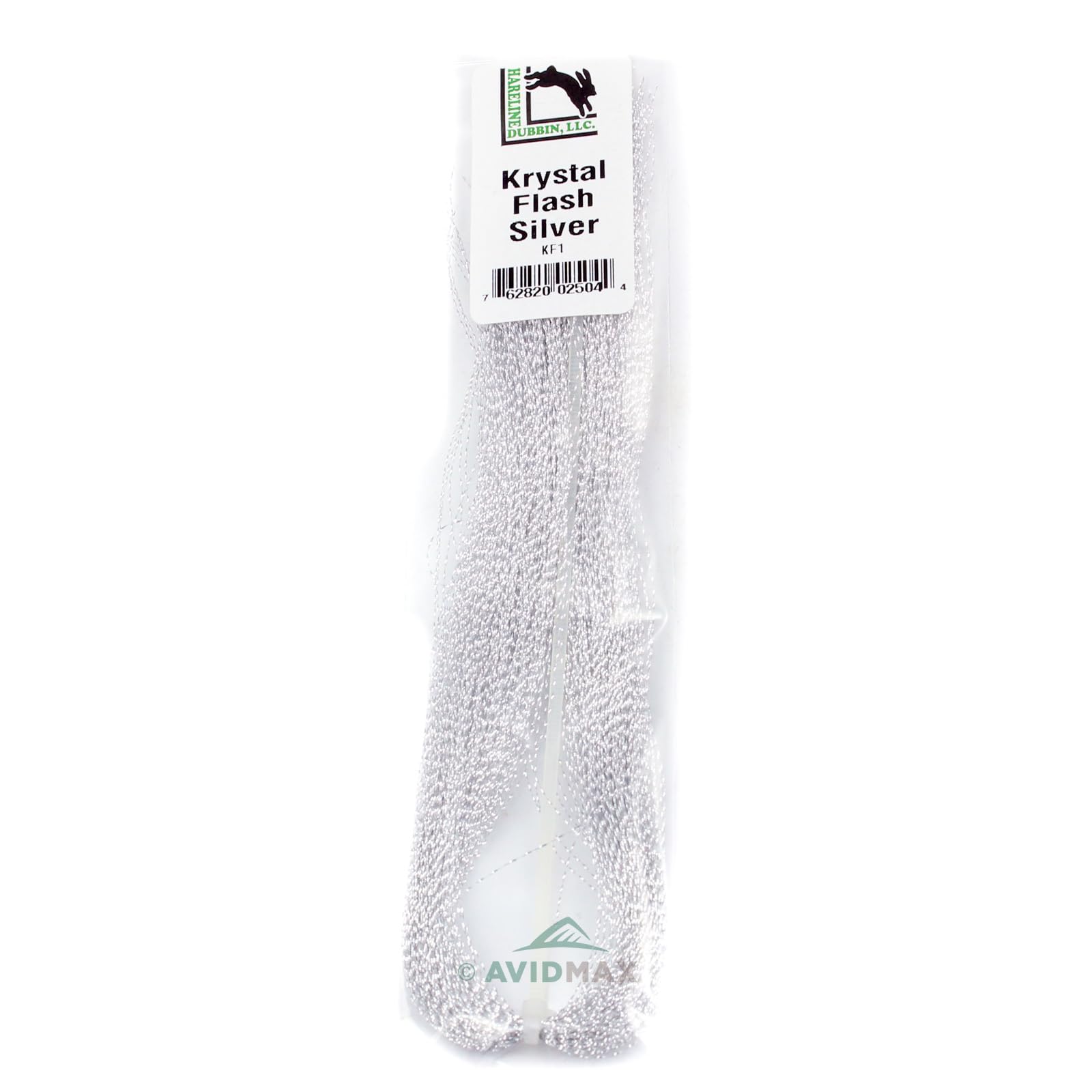 Hareline Krystal Flash Silver adds subtle flash to attractor fly patterns