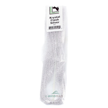 Hareline Krystal Flash Silver adds subtle flash to attractor fly patterns