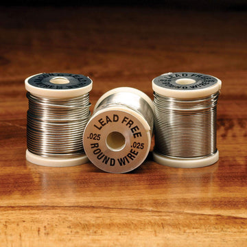 Hareline non-toxic alloy round wire on spool, ideal for adding weight to hook shanks without lead