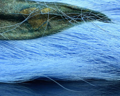 Hareline Northern Bucktail close-up shows natural texture for lifelike fly tails.