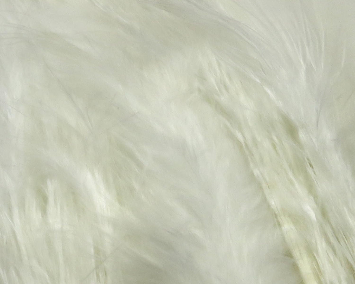 Hareline Premo Turkey Flats white feathers for premium wing tips in fly tying.